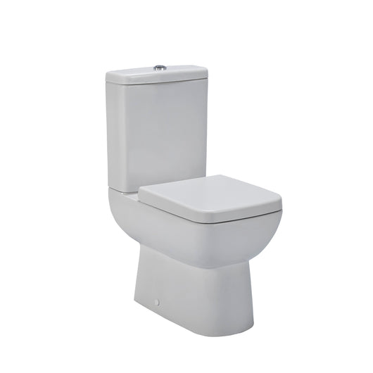 Nuie Ambrose Compact Semi Flush to Wall WC - White