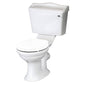 Hudson Reed Chancery Close Coupled Pan & Cistern - White - welovecouk