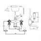 BC Designs Victrion Nickel Deck Mounted Crosshead Bath Shower Mixer