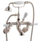 BC Designs Victrion Wall Mounted Lever Bath Shower Mixer -  Brushed Nickel