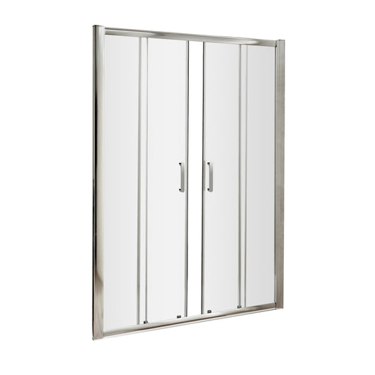  Nuie Pacific Double Sliding Door Pacific 1400mm Double Sliding Door - Polished Chrome