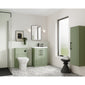 Nuie Deco 500mm WC Unit - Satin Reed Green