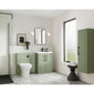 Nuie Deco 400mm Tall Unit - Satin Reed Green