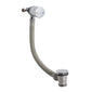 Nuie Freeflow Bath Filler - Chrome
