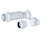Nuie Waste Trap For Furniture Basins - White - welovecouk