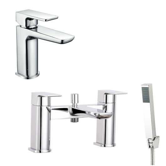  Eclipse Basin Mono and Bath Shower Mixer Tap Pack