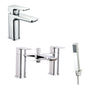 Eclipse Basin Mono and Bath Shower Mixer Tap Pack