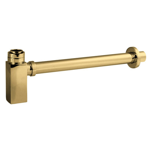  Hudson Reed Square Bottle Trap & Extention Tube - Brushed Brass