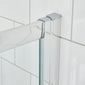 ShowerWorx Lela 1200 x 800mm Offset Quadrant Shower Enclosure with Square Handles - 5mm Glass