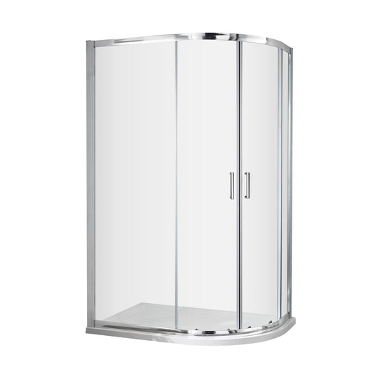  ShowerWorx RH Offset Quadrant Shower Enclosure + Pearlstone Tray (Various Sizes)