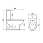 Evo Comfort Height Close Coupled Toilet & Soft Close Seat