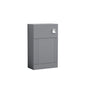 Nuie Deco 500mm WC Unit - Satin Grey - welovecouk