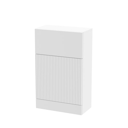  Hudson Reed Fluted 500mm WC Unit - Satin White