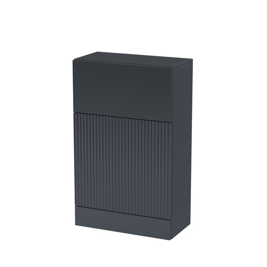  Hudson Reed Fluted 500mm WC Unit - Satin Anthracite