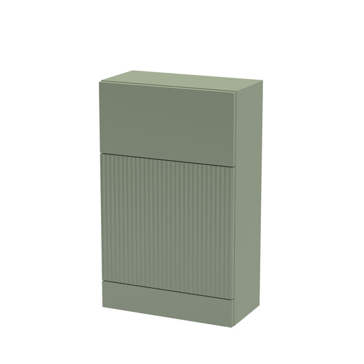  Hudson Reed Fluted 500mm WC Unit - Satin Green