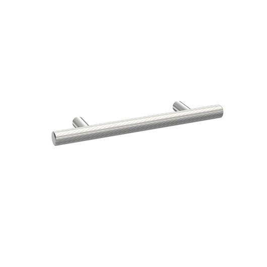  Nuie Handles Knurled Bar Handle 96mm - Satin Chrome