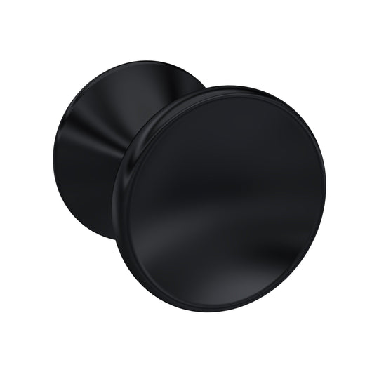  Hudson Reed Indented Round Knob - Matt Black