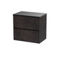 Hudson Reed Havana 600mm Wall Hung 2 Drawer Unit & Laminate Worktop - Metallic Slate