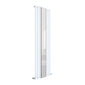 Nuie Revive Single Panel Radiator With Mirror 1800 x 499 - High Gloss White - welovecouk
