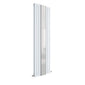 Nuie Revive Double Panel Radiator With Mirror 1800 x 499 - High Gloss White - welovecouk