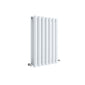 Nuie Revive Horizontal Double Panel Radiator 600 x 412 - High Gloss White