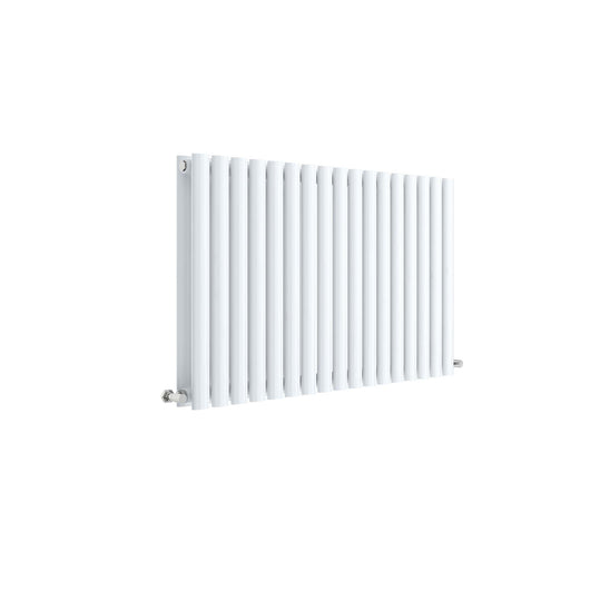  Nuie Revive Horizontal Double Panel Radiator 600 x 992 - High Gloss White