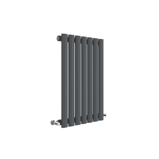  Nuie Revive Horizontal Single Panel Radiator 600 x 412 - Anthracite