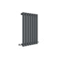 Nuie Revive Horizontal Single Panel Radiator 600 x 412 - Anthracite