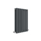 Nuie Revive Horizontal Double Panel Radiator 600 x 412 - Anthracite