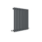 Nuie Revive Horizontal Single Panel Radiator 600 x 586 - Anthracite
