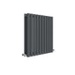 Nuie Revive Horizontal Double Panel Radiator 600 x 586 - Anthracite