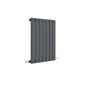 Nuie Sloane Horizontal Single Panel Radiator 600 x 412 - Anthracite