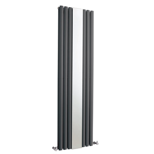  Nuie Revive Double Panel Designer Radiator - Anthracite - HLA79