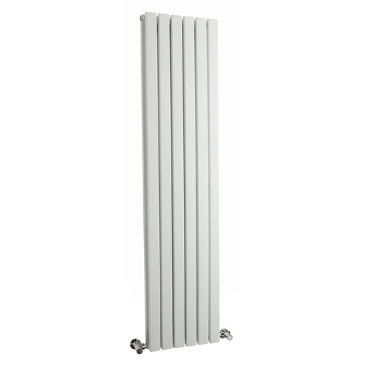  Nuie Sloane Double Panel Designer Radiator - Satin White - HLW43