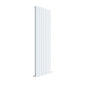 Nuie Sloane Double Panel Designer Radiator 1800 x 528 - Satin White