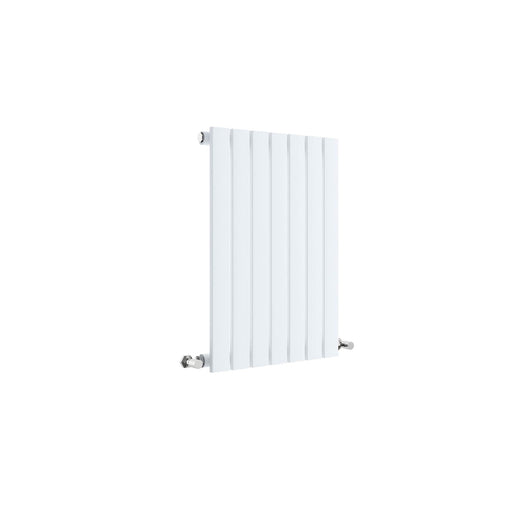  Nuie Sloane Horizontal Single Panel Radiator 600 x 412 - Satin White