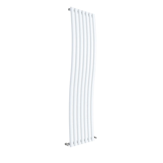  Nuie Revive Wave Wave Designer Radiator 1785 x 413 - High Gloss White