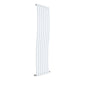 Nuie Revive Wave Designer Radiator 1785 x 413 - High Gloss White - welovecouk