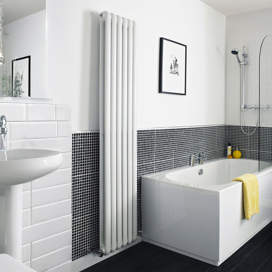  Nuie Salvia Designer Radiator - High Gloss White - HSA001