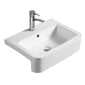 Square Semi Recessed Basin 570mm Wide - welovecouk