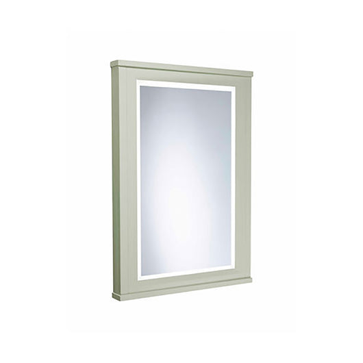  Tavistock Lansdown 430 x 650mm Framed Illuminated Mirror - Pebble Grey