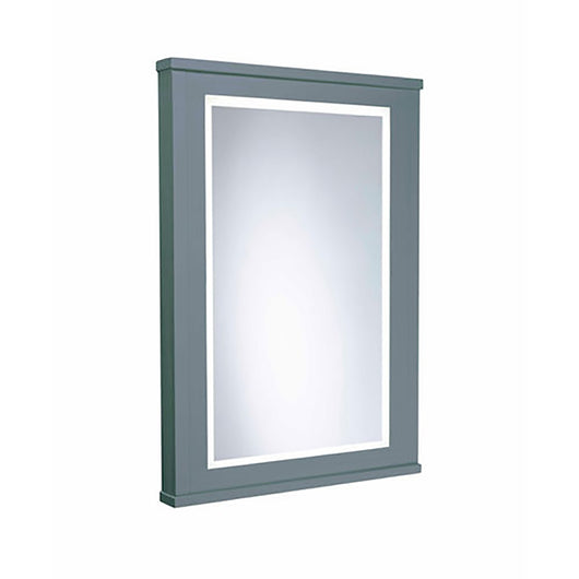  Tavistock Lansdown 550 x 790mm Framed Illuminated Mirror - Mineral Blue