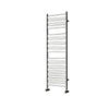  Reina Carpi Vertical Steel Flat Panel Heated Towel Rail 800 x 300 - Chrome - welovecouk