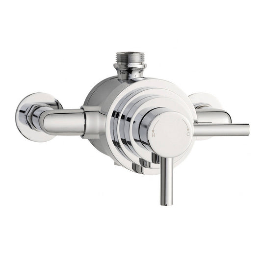  Hudson Reed Tec Dual Exposed Thermostatic Shower Valve - Chrome