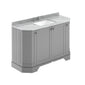 Hudson Reed Old London 1200mm 4-Door Angled Unit & Grey Marble Top 3TH - Storm Grey - welovecouk