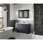 Hudson Reed Old London 1200mm 4-Door Angled Unit & Grey Marble Top 1TH - Twilight Blue