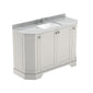 Hudson Reed Old London 1200mm 4-Door Angled Unit & Grey Marble Top 3TH - Timeless Sand - welovecouk