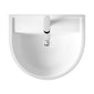 Hudson Reed Luna 520mm Basin & Pedestal - White - welovecouk