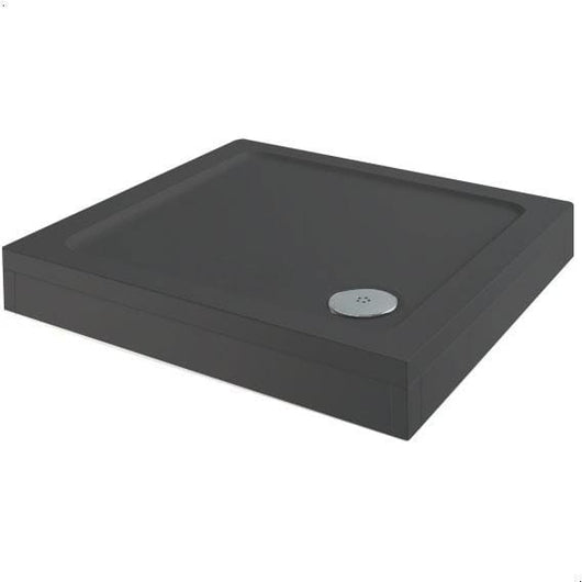  Slate Grey 700 x 700mm Square Easy Plumb Stone Shower Tray