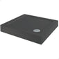 Slate Grey 1000 x 1000mm Square Easy Plumb Stone Shower Tray